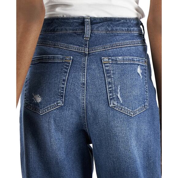 INC International Concepts Women's High Rise Ripped Mom Jeans Size 6/28 - Picture 6 of 6